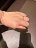 周大福碎碎冰冰黃金戒指女求婚戒指(工費(fèi):220計(jì)價(jià))EOF1216 14號(hào) 足金 約2.25g 曬單實(shí)拍圖