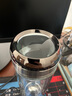 颯望德國茶水杯高硼硅玻璃U型底水杯雙層加厚玻璃杯商務(wù)車(chē)載隔熱茶杯 升級款黑武士-中號 曬單實(shí)拍圖