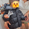 巴拉巴拉童裝兒童羽絨服2024新男童外套女童冬季連帽大童小童208424107246 曬單實(shí)拍圖