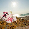 野獸派家居（tbh）三麗鷗Hello Kitty連帽旅行U型枕旅行飛機護頸枕便攜頭枕 Hello Kitty連帽旅行U型枕 曬單實(shí)拍圖