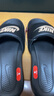 耐克男子緩震休閑一字拖秋季室內拖鞋官方NIKE VICTORI CN9675 006黑/金屬色/黑 45 曬單實(shí)拍圖