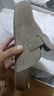 駱駝（CAMEL）松包2代半拖勃肯鞋舒適單鞋 L26S700001 灰色(半拖升級款) 39 曬單實(shí)拍圖