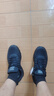 安踏男鞋運動鞋男秋季男士軟底網(wǎng)面透氣跑步鞋休閑鞋男皮面防水鞋子男 【熱賣推薦款秋季男鞋】黑色 44 （10碼） 曬單實拍圖