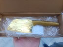 鍍鈦小菜刀女士專(zhuān)用家用鍛打菜刀鋒利水果刀不銹鋼切肉刀免磨刀具 【省力輕便】琥珀金小刀 曬單實(shí)拍圖