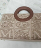 Montana West奢侈高端品牌包包旗袍包新中式刺繡國風(fēng)新款女包高級感小眾手提包 杏色 曬單實(shí)拍圖