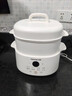 九陽（Joyoung）電燉盅 電燉鍋 隔水燉煮 家用煮粥煲湯鍋燕窩燉盅4.5L白瓷內(nèi)膽燉湯鍋上蒸下燉DG25G-GD188 曬單實(shí)拍圖