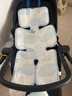 babycare天絲苧麻車席透氣寶寶專用手推車坐墊通用席子云朵樂章38×70CM 曬單實(shí)拍圖