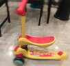 babycare兒童滑板車小孩1-6歲寶寶可折疊升降調(diào)高踏板單腳滑滑車可坐可滑 【二合一】洛克黃 曬單實(shí)拍圖