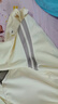 花花公子套裝男士春秋季運動(dòng)休閑條紋外套寬松直筒褲子 杏色 2XL 曬單實(shí)拍圖