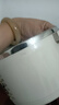 【帶飯必備】飯盒帶蓋上班族保溫密封飯盒不銹鋼大容量學(xué)生便當(dāng)盒 乳白色4層 曬單實拍圖