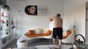 珍航美容院婚紗影樓商用店鋪沙發(fā)會(huì )所美甲服裝店接待洽談沙發(fā)茶幾組合 咖色雙人+2張單人+茶幾 曬單實(shí)拍圖