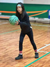浪莎兒童鯊魚(yú)褲女童外穿打底褲春秋中大童百搭運動(dòng)瑜伽長(cháng)褲 黑色 160 建議身高150-160cm 曬單實(shí)拍圖