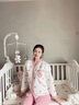 莫代爾空氣棉月子服秋冬純棉產(chǎn)后孕婦睡衣兩件套哺乳春季產(chǎn)婦喂奶家居服 3725粉色愛(ài)心小桃?jiàn)A層 L 建議100-120斤 曬單實(shí)拍圖