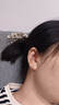 潮宏基足金黃金耳釘女款計價(jià) 小圓珠 EEG30000607 一對款約1.05g 曬單實(shí)拍圖
