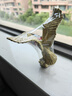玄眾閣銅鷹擺件雄鷹展翅金屬老鷹大展宏圖辦公桌大鵬鳥(niǎo)工藝品 飛老鷹高12Cm 曬單實(shí)拍圖