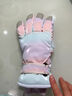 DEATKN兒童滑雪手套冬季女可愛(ài)漸變棉保暖加絨加厚女童冬天親子玩雪防水 籃紫漸變【6-12歲】 均碼 曬單實(shí)拍圖