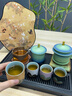 兮元記故宮文創(chuàng  )功夫茶具套裝送老師中秋教師節生日禮物退休喬遷伴手禮品 朕的茶器論道套裝-青綠【江山禮盒】 曬單實(shí)拍圖