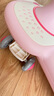 看寶貝（lookbaby）兒童扭扭車(chē)1-3歲溜溜車(chē)搖搖車(chē)寶寶扭扭車(chē)防側翻嬰兒扭扭車(chē) 玫瑰粉+拖斗+拉桿 曬單實(shí)拍圖