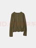 優(yōu)衣庫(kù)女裝羅紋亨利領(lǐng)T恤/長(zhǎng)袖修身短款內(nèi)搭打底25新款479591 01 乳白色 M /160/84A 曬單實(shí)拍圖