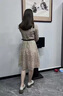 Ehangy奢侈高檔品牌連衣裙女2025秋季新款氣質(zhì)顯瘦蕾絲時尚漂亮休閑裙子 香檳色 M 曬單實拍圖