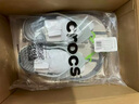 卡駱馳（crocs）舒樂(lè )人字拖戶(hù)外舒適平底鞋男夾腳拖鞋涼鞋|211101 幻灰色-1NM 44  M10(280mm) 曬單實(shí)拍圖