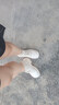 卓詩尼網(wǎng)紗透氣馬丁靴女2025夏季新款厚底英倫風(fēng)短靴透氣鏤空網(wǎng)靴 米白色 37 曬單實(shí)拍圖
