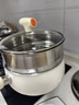 愛仕達(dá)（ASD）奶鍋陶瓷新不粘鍋18CM泡面鍋寶寶輔食鍋電磁爐通用NL18T10WG 曬單實(shí)拍圖