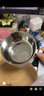 licheers兒童不銹鋼碗3-6-12歲兒童飯碗餐碗316不銹鋼寶寶輔食碗兒童餐具 曬單實(shí)拍圖