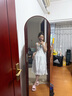 UR夏季新款女裝森系小清新縮褶提花無袖連衣裙UWL740066 本白 S 曬單實(shí)拍圖