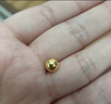 縱橫金業(yè)足金999  黃金轉運珠 金珠子  1克 單顆 散珠 手串diy 1克  轉運珠 曬單實(shí)拍圖