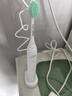 飛利浦（PHILIPS）電動(dòng)牙刷 S1 生日禮物 成人情侶款送男生女友 2種模式 潔齒護齦 柔力軟毛 白色HX2431/02 曬單實(shí)拍圖