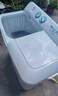 海爾（Haier）雙桶洗衣機(jī)半自動(dòng) 家用大件洗 12公斤大容量 一級(jí)能效省水電 以舊換新 雙缸 原廠品質(zhì)XPB120-81D2 曬單實(shí)拍圖