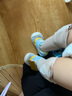 托姆貝克學(xué)步鞋女寶寶鞋子男童夏季新款毛毛蟲鞋軟底防滑透氣網(wǎng)鞋 藍色18 曬單實拍圖