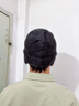 帽子男士冬天護耳防風(fēng)雷鋒帽男款冬季棉帽防寒加絨加厚針織毛線(xiàn)帽 黑色【CM-4113 K標毛絨鴨舌】 均碼有彈性 曬單實(shí)拍圖
