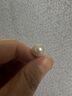 京潤珍珠初思925銀淡水珍珠耳釘圓形基礎(chǔ)款珍珠耳飾自戴實(shí)用生日送禮 曬單實(shí)拍圖