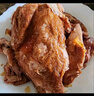 德州扒雞正宗山東特產(chǎn)熟食臘味鹵味燒雞開袋即食五香精選童子雞500g1斤 曬單實(shí)拍圖