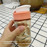 安配寬口直飲管學飲水杯蓋 奶瓶配件 橙粉 （適配貝親第3代寬口奶瓶） 曬單實拍圖
