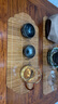 久堂 竹制茶席小號隔熱墊桌旗布干泡茶具配件茶墊防水新中式禪意 小號-雙面竹編茶席墊49.5*23 曬單實拍圖