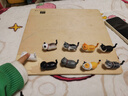 靜閑居貓咪擺件電腦桌面擺件小飾品小貓屏幕顯示器車(chē)載辦公室藍染pvc 小貓咪桌面擺件【9個(gè)裝】 曬單實(shí)拍圖