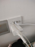 德力西（DELIXI）開(kāi)關(guān)插座面板CD821系列86型45w快充插座 五孔帶USB+Type-C 曬單實(shí)拍圖