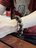 玉海云瑤四川金絲楠木手串男盤(pán)玩爆滿(mǎn)水波龍膽紋佛珠陰沉木烏木綠料15mm 曬單實(shí)拍圖