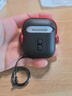 兜兜格新款潮牌適用airpodspro3/2保護套磨砂蘋(píng)果耳機殼支架防摔Airpods4三代藍牙type-c簡(jiǎn)約高級感硅膠 【中國紅】鎖扣不掉蓋 可當手機支架 蘋(píng)果AirPods 1/2代 曬單實(shí)拍圖