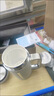 銀之夢 銀杯足銀999銀杯子純銀內(nèi)膽保溫水杯帶手柄商務銀茶杯男女辦公杯 珍珠白50克+證書+禮盒 曬單實拍圖