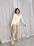 貓人（MiiOW）女士保暖內(nèi)衣女10A抗菌防螨保暖褲女大碼寬松打底褲秋冬薄款秋褲 曬單實(shí)拍圖
