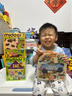 彌鹿（MiDeer）拼圖紙質(zhì)早教玩具3-6歲兒童禮物手提禮盒拼圖-交通104PCS家居裝飾 曬單實(shí)拍圖