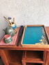 胡桃銅木茶盤(pán)長(cháng)方形托盤(pán)茶奉家用茶盤(pán)茶杯收納盤(pán)高端大氣上檔次 銅木托盤(pán)-千里江山 曬單實(shí)拍圖