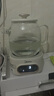 美的全玻璃養生壺 辦公室燒水壺 家用多功能煮茶壺 花茶煮茶器 迷你小型電熱水壺 圍爐煮茶壺 【全玻璃】0金屬0膠水0涂層 1L 曬單實(shí)拍圖