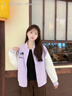 小馬寶莉女童外套秋季2025新款中大童女孩棒球服春秋款兒童運動(dòng)休閑童裝 黑 甜美珍奇X 110 曬單實(shí)拍圖