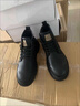海瀾之家（HLA）秋冬款男鞋高幫皮鞋男復古工裝鞋男2025新款機車(chē)靴男士馬丁靴子男 黑色 42 曬單實(shí)拍圖