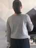 絲柏舍簡約針織衫2025秋裝新款女裝圓領(lǐng)氣質(zhì)時尚鏤空長袖上衣 曬單實(shí)拍圖
